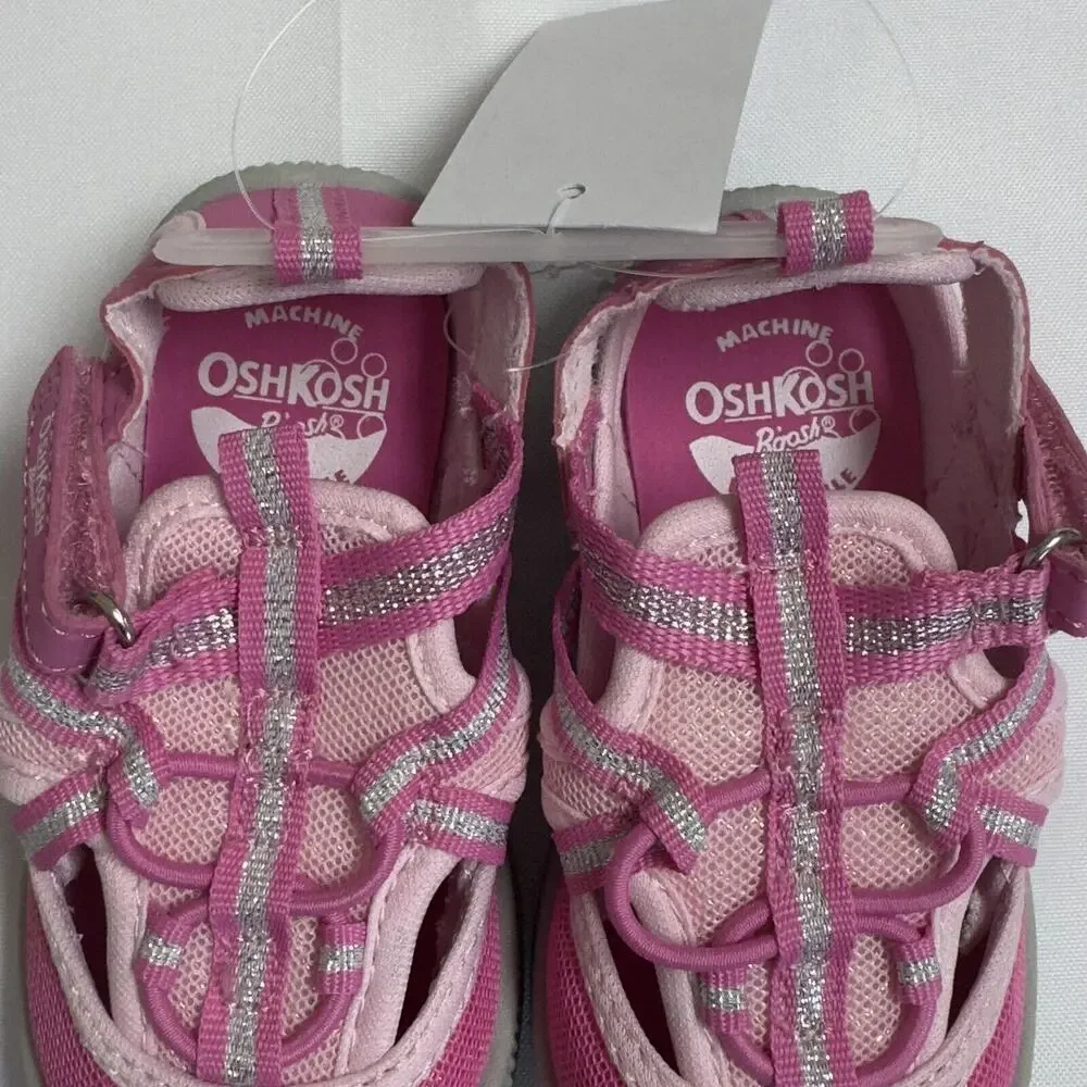OshKosh Everplay Flexible Outsole Bump Toe Sandal Toddler Size 5 Pink